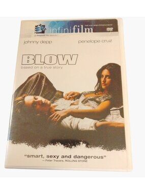 Blow DVD Starring Johnny Depp Penelope Cruz Based On True Story Movie